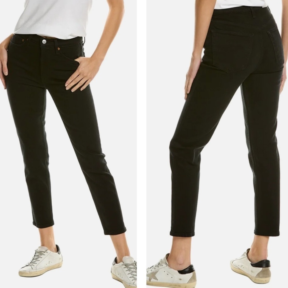 Re-Done 90s High-Rise Ankle Crop Jean